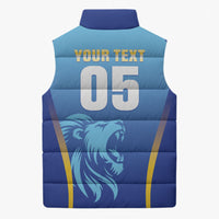 Custom Saint Lucia 2026 Cricket Sleeveless Puffer Jacket Kings Never Fall
