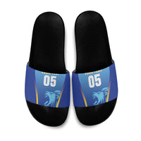 Custom Saint Lucia 2026 Cricket Slide Sandals Kings Never Fall
