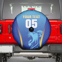 Custom Saint Lucia 2026 Cricket Spare Tire Cover Kings Never Fall