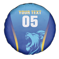 Custom Saint Lucia 2026 Cricket Spare Tire Cover Kings Never Fall