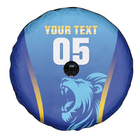 Custom Saint Lucia 2026 Cricket Spare Tire Cover Kings Never Fall