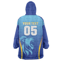 Custom Saint Lucia 2026 Cricket Wearable Blanket Hoodie Kings Never Fall