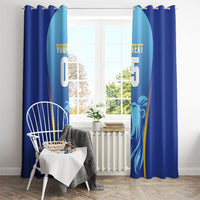 Custom Saint Lucia 2026 Cricket Window Curtain Kings Never Fall