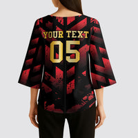 Custom Trinbago 2026 Cricket Kimono Sleeve Blouse Ride To Victory