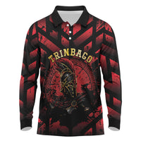 Custom Trinbago 2026 Cricket Long Sleeve Polo Shirt Ride To Victory