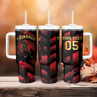 Custom Trinbago 2026 Cricket Tumbler With Handle Ride To Victory