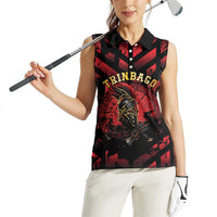 Custom Trinbago 2026 Cricket Women Sleeveless Polo Shirt Ride To Victory