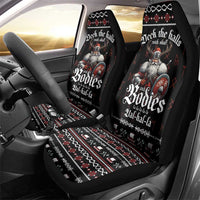 Funny Vikings Christmas Car Seat Cover Falalalala Valhalla LT05 - Wonder Print Shop