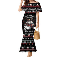 Funny Vikings Christmas Family Matching Mermaid Dress and Hawaiian Shirt Falalalala Valhalla LT05 - Wonder Print Shop