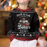 Funny Viking Christmas Kid Ugly Christmas Sweater Falalalala Valhalla LT05 - Wonder Print Shop