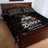 Funny Vikings Christmas Quilt Bed Set Falalalala Valhalla LT05 - Wonder Print Shop