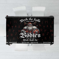 Funny Vikings Christmas Tablecloth Falalalala Valhalla LT05 - Wonder Print Shop