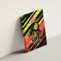 Reggae Legend Canvas Wall Art Love The Life You Live Live The Life You Love