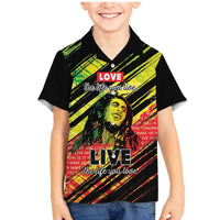 Reggae Legend Family Matching Mermaid Dress and Hawaiian Shirt Love The Life You Live Live The Life You Love