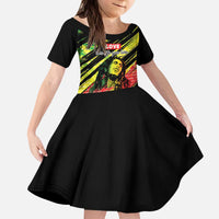 Reggae Legend Kid Short Sleeve Dress Love The Life You Live Live The Life You Love LT05 - Wonder Print Shop
