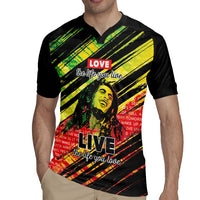 Reggae Legend Rugby Jersey Love The Life You Live Live The Life You Love LT05 - Wonder Print Shop