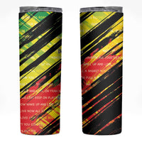 Reggae Legend Skinny Tumbler Love The Life You Live Live The Life You Love LT05 - Wonder Print Shop
