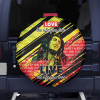 Reggae Legend Spare Tire Cover Love The Life You Live Live The Life You Love LT05 - Wonder Print Shop