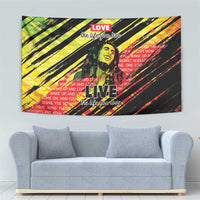 Reggae Legend Tapestry Love The Life You Live Live The Life You Love LT05 - Wonder Print Shop