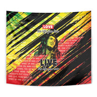 Reggae Legend Tapestry Love The Life You Live Live The Life You Love LT05 - Wonder Print Shop