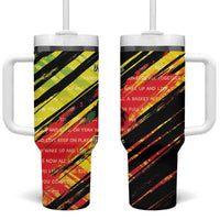 Reggae Legend Tumbler With Handle Love The Life You Live Live The Life You Love LT05 - Wonder Print Shop