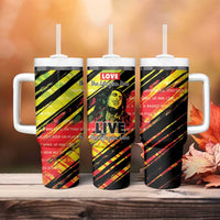 Reggae Legend Tumbler With Handle Love The Life You Live Live The Life You Love LT05 - Wonder Print Shop