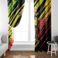 Reggae Legend Window Curtain Love The Life You Live Live The Life You Love LT05 - Wonder Print Shop