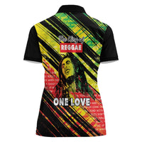 Reggae Legend Women Polo Shirt Love The Life You Live Live The Life You Love LT05 - Wonder Print Shop