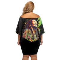 Legend Bob Off Shoulder Short Dress One Love Heart Destiny LT05 - Wonder Print Shop