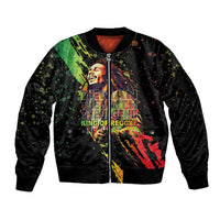 Legend Bob Sleeve Zip Bomber Jacket One Love Heart Destiny LT05 - Wonder Print Shop