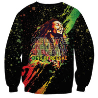 Legend Bob Sweatshirt One Love Heart Destiny LT05 - Wonder Print Shop