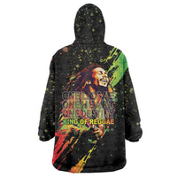 Legend Bob Wearable Blanket Hoodie One Love Heart Destiny LT05 - Wonder Print Shop