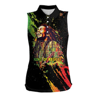 Legend Bob Women Sleeveless Polo Shirt One Love Heart Destiny LT05 - Wonder Print Shop