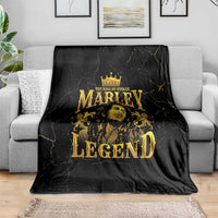 Reggae King Marley Blanket Gold Lion