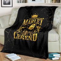 Reggae King Marley Blanket Gold Lion