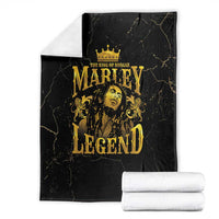 Reggae King Marley Blanket Gold Lion