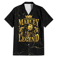 Reggae King Marley Family Matching Mermaid Dress and Hawaiian Shirt Gold Lion