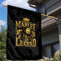 Reggae King Marley Garden Flag Gold Lion LT05 - Wonder Print Shop