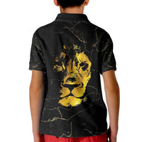Reggae King Marley Kid Polo Shirt Gold Lion LT05 - Wonder Print Shop