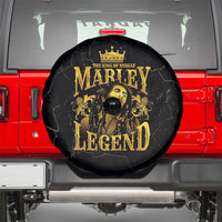 Reggae King Marley Spare Tire Cover Gold Lion LT05 - Wonder Print Shop