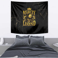 Reggae King Marley Tapestry Gold Lion LT05 - Wonder Print Shop