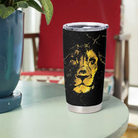 Reggae King Marley Tumbler Cup Gold Lion LT05 - Wonder Print Shop