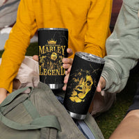 Reggae King Marley Tumbler Cup Gold Lion LT05 - Wonder Print Shop