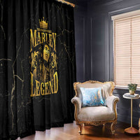 Reggae King Marley Window Curtain Gold Lion LT05 - Wonder Print Shop