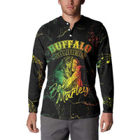 Reggae King Buffalo Soldier Button Sweatshirt Honoring The Legend