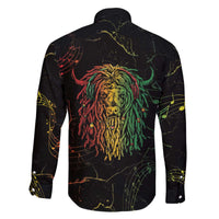 Reggae King Buffalo Soldier Family Matching Off The Shoulder Long Sleeve Dress and Hawaiian Shirt Honoring The Legend