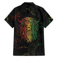 Reggae King Buffalo Soldier Family Matching Short Sleeve Bodycon Dress and Hawaiian Shirt Honoring The Legend LT05 - Wonder Print Shop
