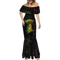 Reggae King Buffalo Soldier Mermaid Dress Honoring The Legend LT05 - Wonder Print Shop