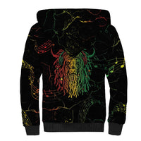 Reggae King Buffalo Soldier Sherpa Hoodie Honoring The Legend LT05 - Wonder Print Shop