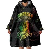 Reggae King Buffalo Soldier Wearable Blanket Hoodie Honoring The Legend LT05 - Wonder Print Shop